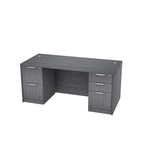 Classic Laminate Desk Full Double Pedestal 30" x 71"