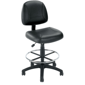 WorkSimpli Academy Series - Deluxe Armless Task Chair w/ Footring