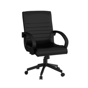 Piper - Black Vinyl Mid Back Task Chair