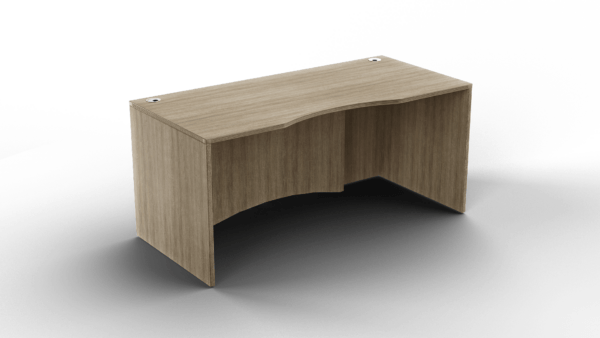 Ryker    30x66 Crvd Desk Shell w/Lam Mod